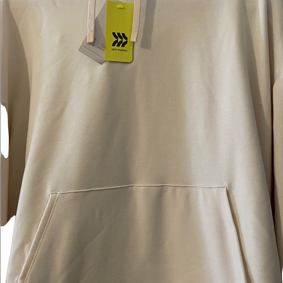 ALL IN MOTION NWT SIZE XXL BELL SLV DRAWSTRING HOODIE LINEN COLOR HAND POUCH - Picture 2 of 9